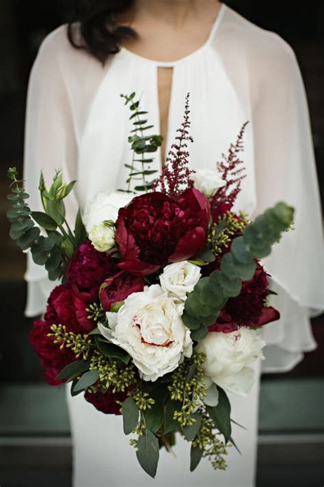 Burgundy plants and burgundy color flowers add rich color and texture to any wedding ceremony, event, or special occasion. 40 Burgundy Wedding Bouquets for Fall / Winter Wedding ...