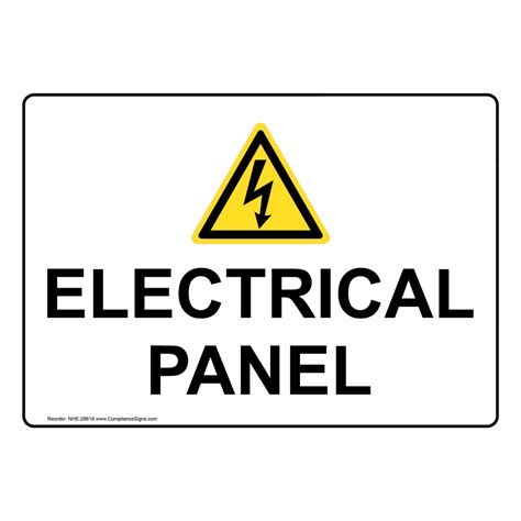 Electrical Panel Electrical Sign Or Label Symbol White