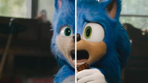 Original Sonic Design Before And After