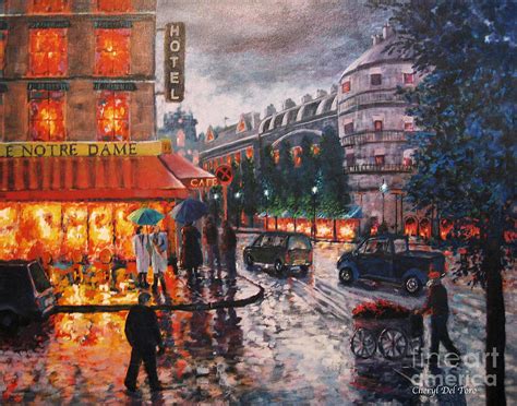 Music paris in the rain lauv. Paris in the Rain Painting by Cheryl Del Toro