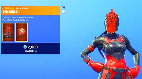 New Item Shop Update Red Knightzany Emote Are Back