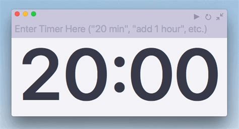 Set a timer for 21 minutes. applications - Alternative ways to set a timer on macOS ...