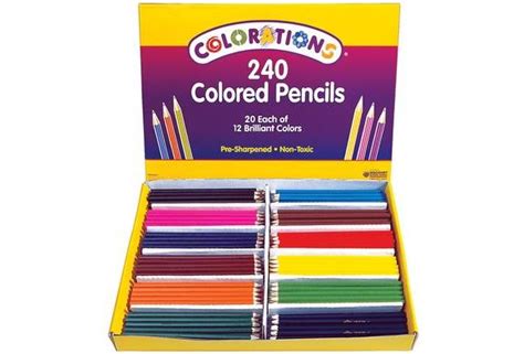 Discount School Supply Colorations® Regular Colored Pencils Set Of