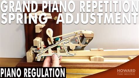 Piano Regulation Grand Piano Repetition Spring Adjustment I Howard