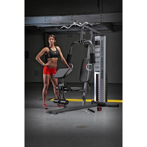 Marcy Pro Mwm 988 Home Gym System 150 Pound Adjustable Weight Stack