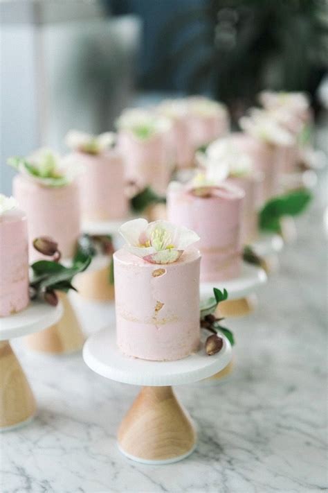 Mini Cakes On Gorgeous Cake Stands Are Perfect For A Wedding Sweet