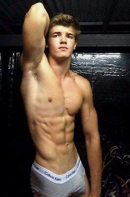 Shirtless Male Muscular Gym Hunk Underwear Briefs Hot Beefcake Photo