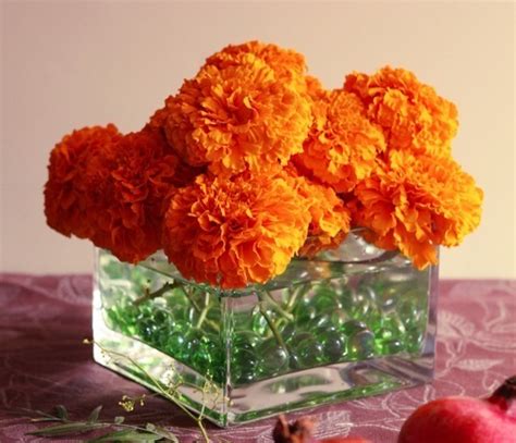super simple marigold flower decoration ideas for your home one brick at a time