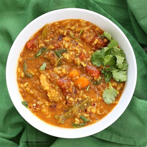 Lentil Brown Rice Soup Vegan Richa Recipe Healthy Chicken Recipes