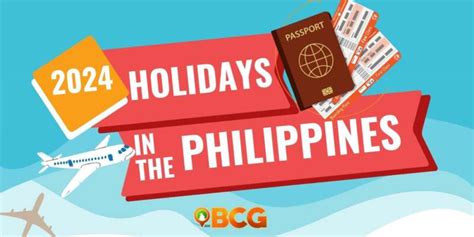 List Of Philippine National Holidays For 2024 Bcg