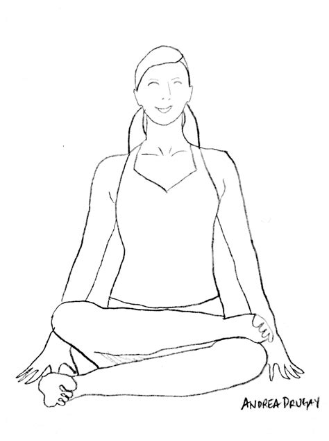 Yoga Pose Drawing At Getdrawings Free Download