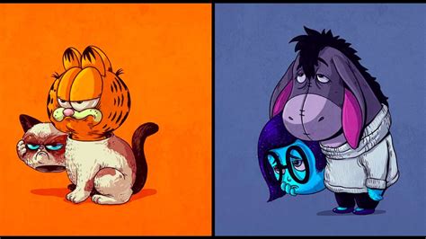 An Artist Is Unmasking Famous Cartoon Characters And