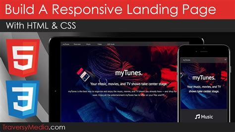 Responsive Landing Page Using Html And Css A Little Jquery