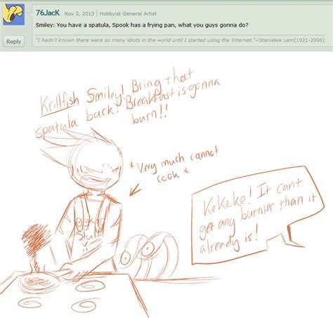 Ask The Devivs Spatulas And Frying Pans By Sharkyfiend On Deviantart