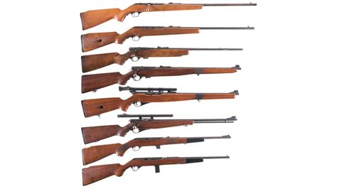 Eight Mossberg Rimfire Sporting Rifles Rock Island Auction