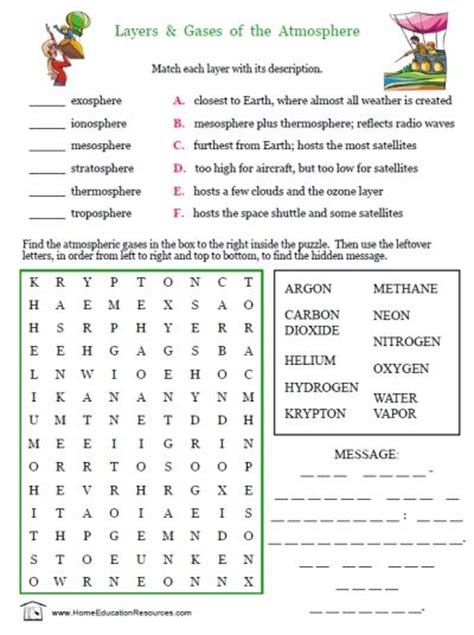 Sign me up for updates relevant to my child's grade. FREE 14-page puzzles & projects worksheets on the earth's ...