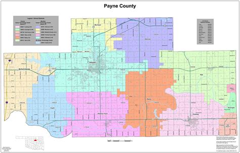 Enrollment Payne County School Districts Map