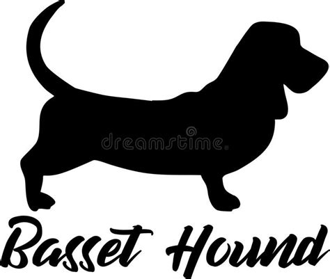 Basset Hound Silhouette Real Word Basset Hound Silhouette Real With
