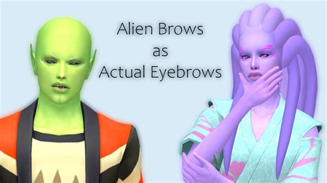 Sims 4 Alien Hair Cc