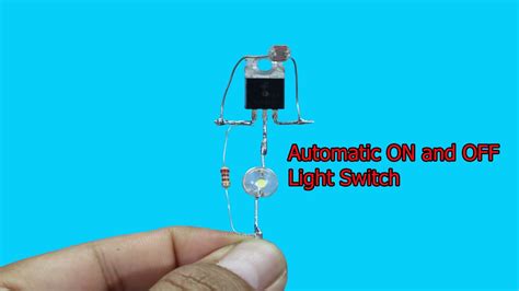 Automatic On And Off Light Switch Simple Diy Project Using A Tip 41