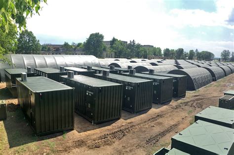 Us Army Europe Focused On Readiness Deploys 1000 Person Turnkey Base