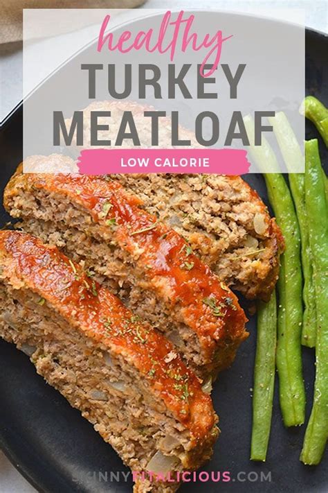 By carefully selecting ingredients, it is possible to have nutritious meals with a surprisingly low number of calories. Healthy Turkey Meatloaf {Low Carb, GF, Low Calorie ...