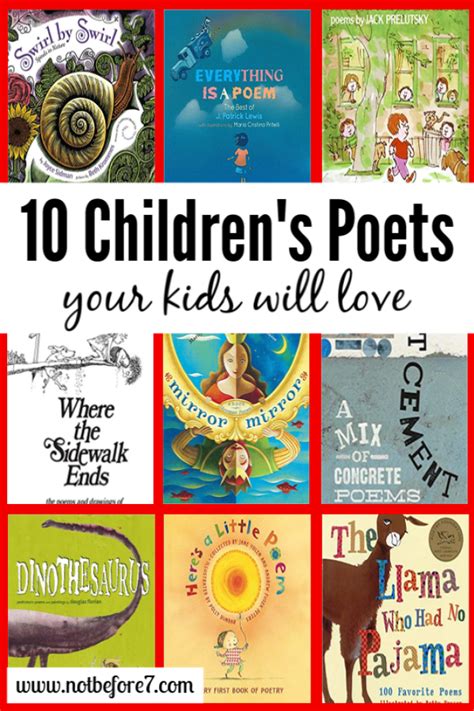 Ten Childrens Poets Your Kids Will Love Poetry For Kids Poetry