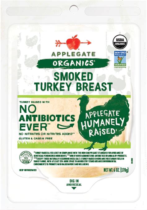 Applegate Organics Smoked Turkey Breast Food Library Shibboleth