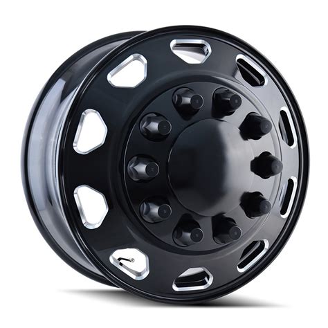 Black Ion Bilt ® Forged Style Ib02b Dually Wheels And Rims Free Shipping