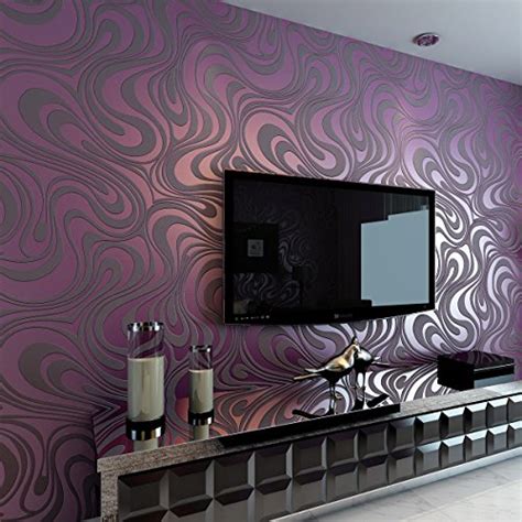 purple wallpaper  bedroom amazoncouk