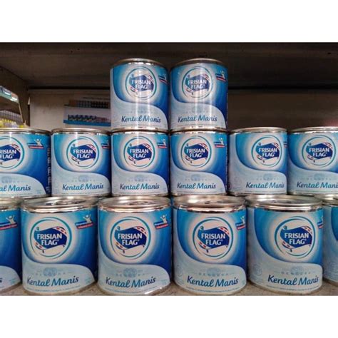 Berikan yang terbaik untuk kebutuhan kalsium si kecil dengan. SUSU BENDERA FRISIAN FLAG PUTIH KALENG 375GR | Shopee Indonesia