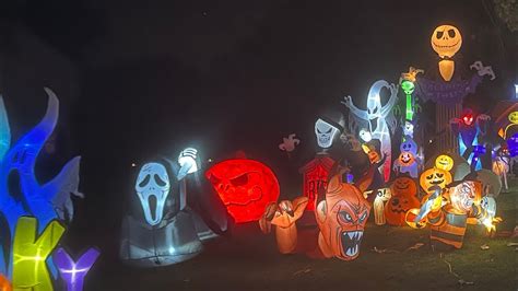 My 2022 Halloween Inflatable Display Youtube