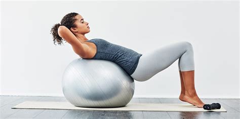 Top 10 On The Ball Exercises For Great Abs Women Fitness