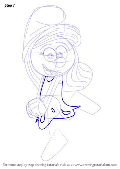 Learn How To Draw Smurfette From Smurfs The Lost Village Smurfs The