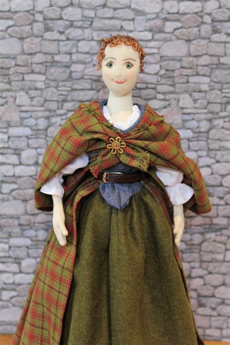 Eilidh Handmade Scottish Doll Period Costume Figurine Soft