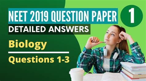 Neet 2019 Question Paper With Answers Biology Part 1 Youtube