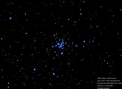 Two Open Clusters In The Constellation Auriga Messier Objects M36