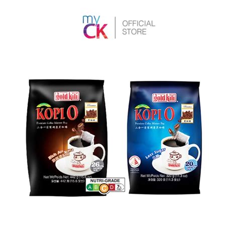 Bundle Of 4 Gold Kili Coffee Premium Kopi O 2 In 1 Shopee Singapore