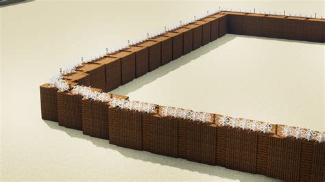 I Made A Military Base Wall Design Rminecraft