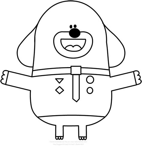 Hey Duggee Cartoon Goodies And Videos Kids Christmas Coloring Pages
