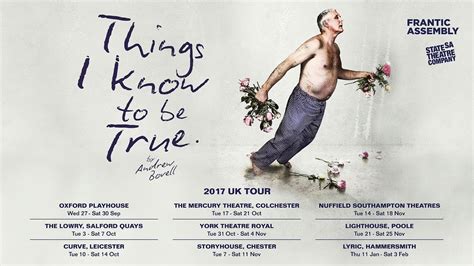 Ham Life Things I Know To Be True At Lyric Hammersmith