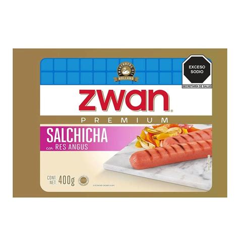 Salchicha De Res Zwan Premium Angus 400 G Walmart