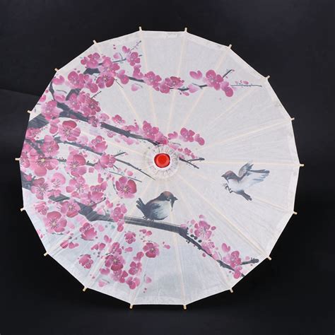 Chinese Silk Cloth Umbrella Classical Style Decorative Oil Paper Umbrel 【特別送料無料！】