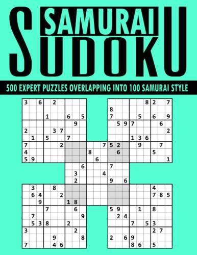Samurai Sudoku Levels Expert Samurai Games Brain Health 500 Puzzle