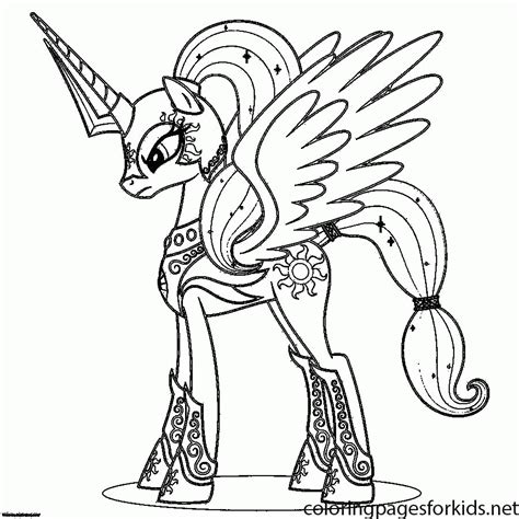 Papers My Little Pony Princess Celestia Coloring Pages Products I