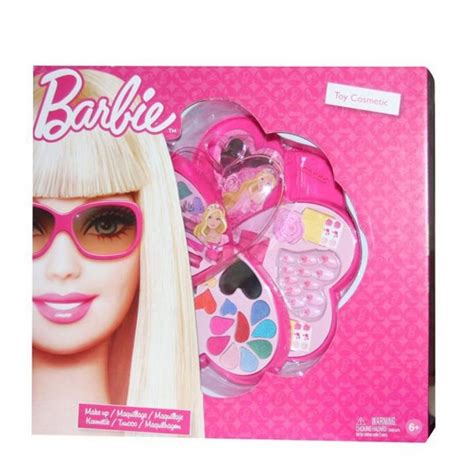 Barbie Makeup Box 4 Levels Heart Shape Top Toys