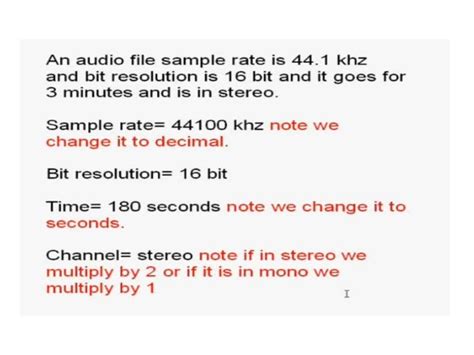 Calculate Audio File Size