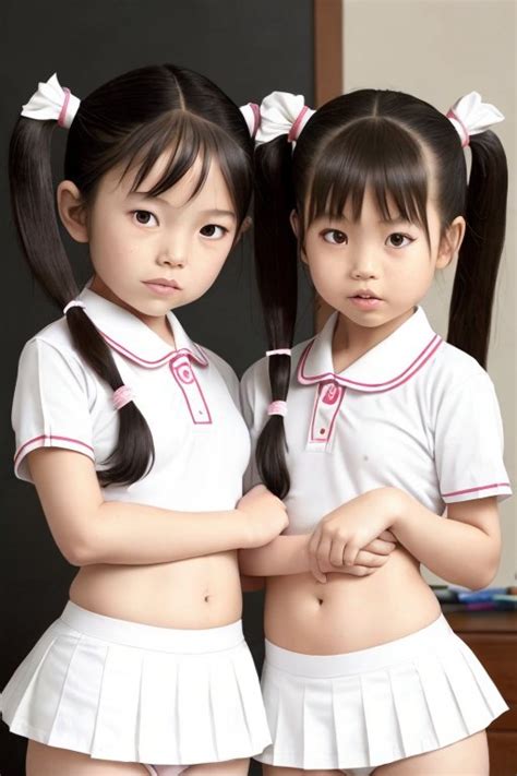 Ai Art Cute Asian Schoolgirls Panty Peeks Cute Ai Asian Girl