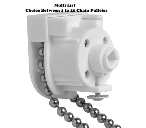 Roman Blind Replacement Chain Control Unit Chain Pulley White Color
