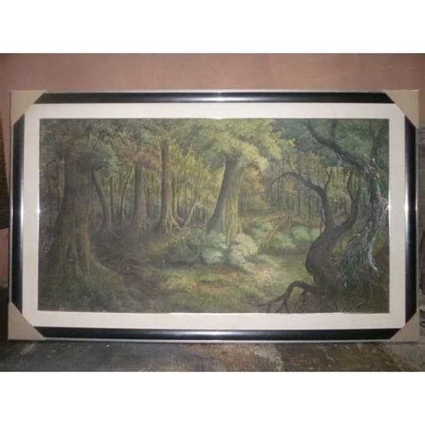 Lukisan Pemandangan Hutan Karya Kurnia 2002